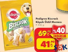 PEDİGREE BİSCROK KÖPEK ÖDÜL MAMASI 200 G PEDİGREE BİSCROK KÖPEK ÖDÜL MAMASI 200 G